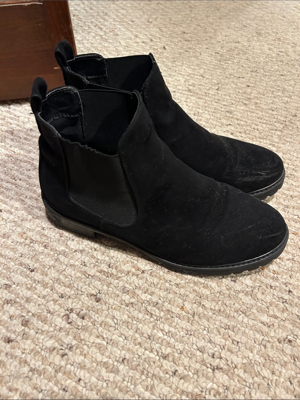 Black Women’s Chelsea Boots - Classic Slip-On Style